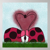 Niedlich Ladybug Couple Poster (Vorne)