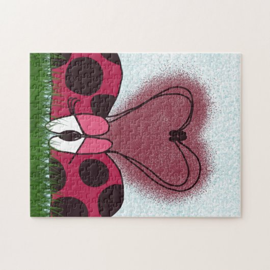 Niedlich Ladybug Couple Puzzle (Horizontal)
