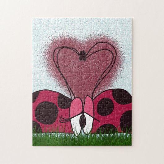Niedlich Ladybug Couple Puzzle (Vertikal)