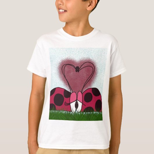Niedlich Ladybug Couple T-Shirt (Vorderseite)