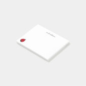 Niedlich Ladybug Kinder Personalisiert Post-it Klebezettel (angewinkelt)
