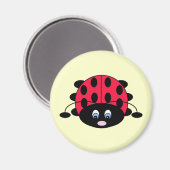Niedlich Ladybug Magnet (Vorderseite/Rückseite)