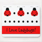 Niedlich Ladybug Mousepad (Vorne)