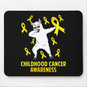 Niedlich Lama Dabbing Krieger Kinderkrebs Awaren Mousepad