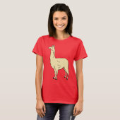 Niedlich Lama Design #1 T-Shirt (Vorne ganz)