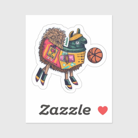 Niedlich Lama Sticker (Blatt)