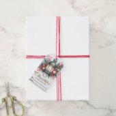 Niedlich Lantern Frohe Weihnachten/Glück Neues Jah Geschenkanhänger (Mit Garn)