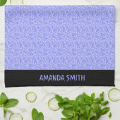 Niedlich Lavendelblau, elegant Geschirrtuch (Gefaltet)