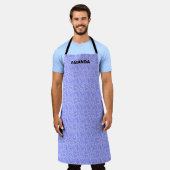 Niedlich Lavender Blue und elegant Geburtstag Schürze (Getragen)