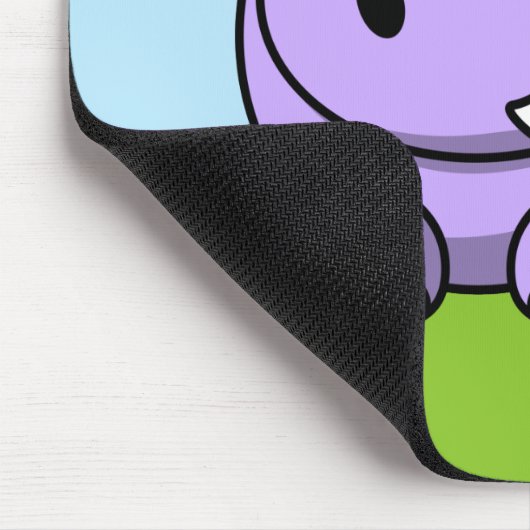 Niedlich Lavender Hippo Mousepad (Ecke)