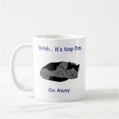 "Niedlich Lazy Cat Coffee Tasse - Nickerchen Day V (Links)