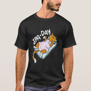 Niedlich Lazy Cat Wellness-Center Day Wellness Kat T-Shirt