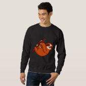Niedlich Lazy Sloth 50 Sweatshirt (Vorne ganz)