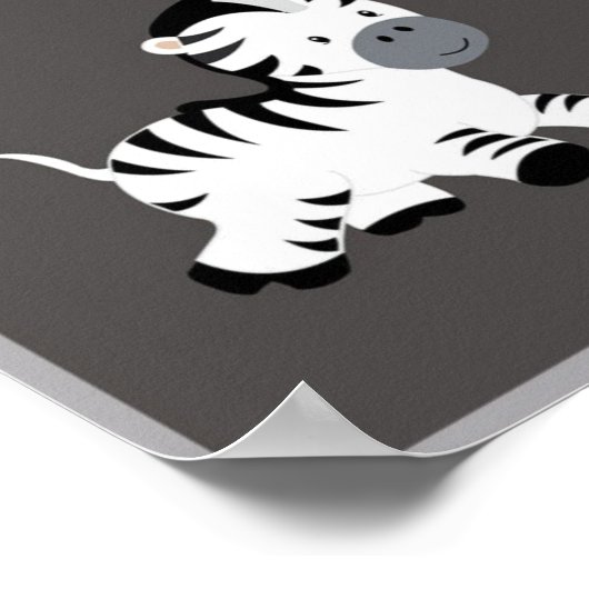 Niedlich lebende Tiere Poster (Ecke)