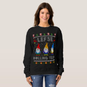 Niedlich Lefse Rolling Team Norwegische Nomaden Ug Sweatshirt (Vorne ganz)
