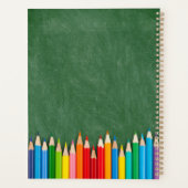 Niedlich Lehrer Personalisierte Lektion Planer (Rückseite)