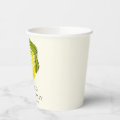 Niedlich Lemon 1. Geburtstag Gelb Pappbecher (Links)