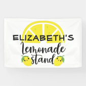Niedlich Lemon Lemonade Stand Banner (Horizontal)
