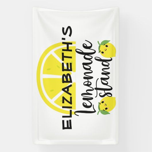 Niedlich Lemon Lemonade Stand Banner (Vertikal)