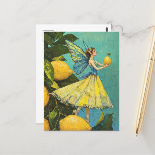 Niedlich Lemon Tree Fairy Postkarte
