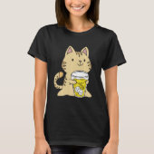Niedlich Lemonade Stand Cat Funny Lemon Citrus Jui T-Shirt (Vorderseite)