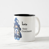 Niedlich Leo Gnome Zodiac Sign Zweifarbige Tasse (VorderseiteRechts)