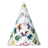 Niedlich Leo Zodiac Birthday Partyhütchen (Rückseite)