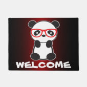 Niedlich Leon Panda Welcome Mat Fußmatte (Vorderseite)