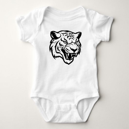 Niedlich Leopard Baby Strampler (Vorderseite)