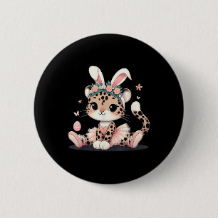 Niedlich Leopard Ballerina Dance Scute Ss Niedlich Button