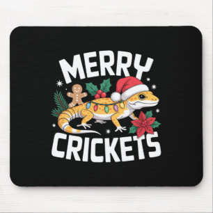 Niedlich Leopard Gecko Christmas Pub Mousepad