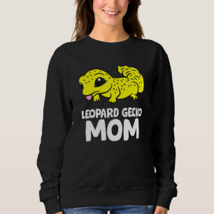 Niedlich Leopard Gecko Mama Reptile Gecko Tierleop Sweatshirt
