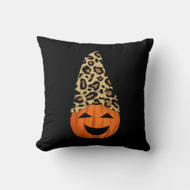 Niedlich Leopard Hat Pumpkin Kissen