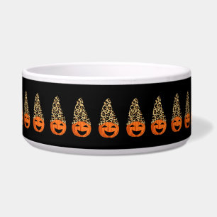 Niedlich Leopard Hat Pumpkins Napf