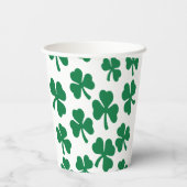 Niedlich Leprechaun Cat Happy St. Patrick's Day Pappbecher (Rückseite)