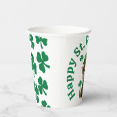 Niedlich Leprechaun Cat Happy St. Patrick's Day Pappbecher (Rechts)