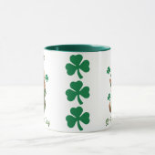 Niedlich Leprechaun Cat Tasse - Happy St. Patrick' (Zentrum)