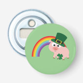 Niedlich Leprechaun Pig Flaschenöffner (Vorderseite)