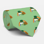 Niedlich Leprechaun Snail Krawatte (Gerollt)