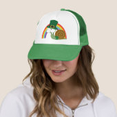 Niedlich Leprechaun Snail Truckerkappe (Beispiel)