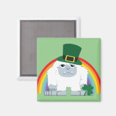 Niedlich Leprechaun Yeti Magnet (Vorderseite/Rückseite)