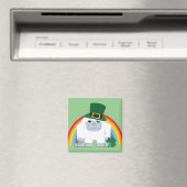 Niedlich Leprechaun Yeti Magnet (In Situ (Geschirrspüler))