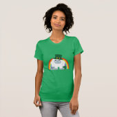 Niedlich Leprechaun Yeti T-Shirt (Vorne ganz)