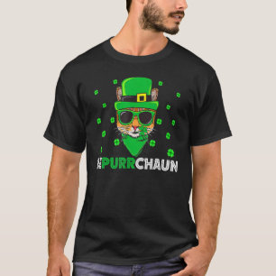 Niedlich Lepurrchaun Leprechaun Cat Lover Saint Pa T-Shirt