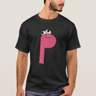 Niedlich Letter P Alphabet Lore T-Shirt