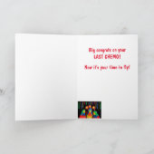 Niedlich Letzte Chemo Glückwunsch Karte (Innenseite)