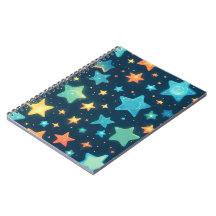 Niedlich leuchtende Sterne in blau