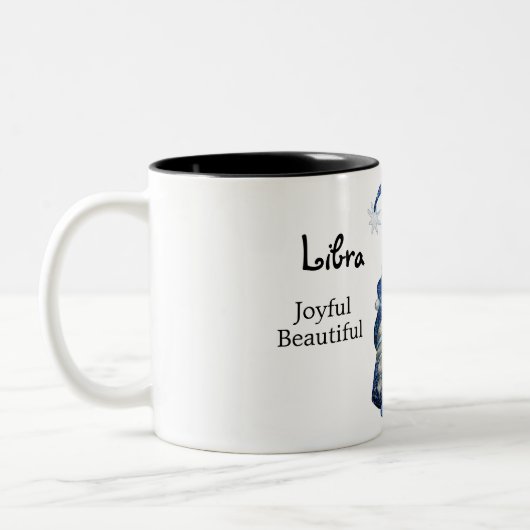 Niedlich Libra Gnome Zodiac-Zeichen Zweifarbige Tasse (Links)