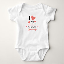 Niedlich Liebe meines schönen Mama Baby Bodysuit