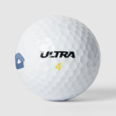 Niedlich liegend Rhino Golfball (Logo)